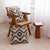 Geometric Elegance Wool Jute Cushion Covers - Gahlot International