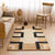 Handcrafted 100% Hemp Rugs ¬ Natural Black & White Geometric Design - Gahlot International