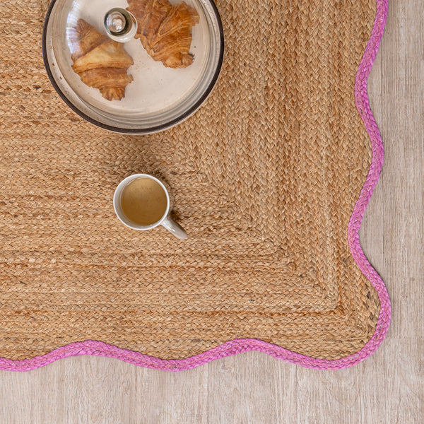 Minimalist Jute Runner Rug – Handwoven Eco-Friendly Natural Floor Accent