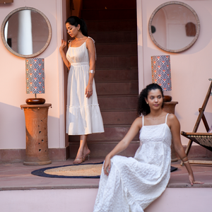 Natural Jute Runner Rug with Scalloped EdgesEco-Friendly Handbraided Design