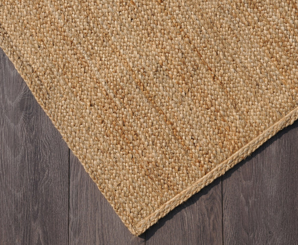 Natural Jute Rug - Handwoven Eco-Friendly Rug, Flatweave Jute Rug for Living Room