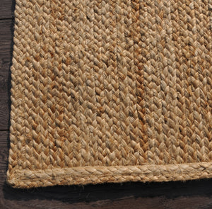 Natural Jute Rug - Handwoven Eco-Friendly Rug, Flatweave Jute Rug for Living Room