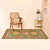 Olive Green Modern Geometric Kilim Wool Jute Area Rug