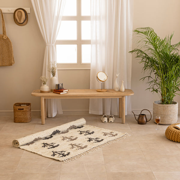 Hand Braided Natural jute Rug, jute area rug, Oriental rug, Braided carpet, Bohemian rug , Round jute rug Circle jute rug