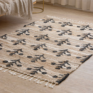 Handbraided Jute Natural Ethnic Rug