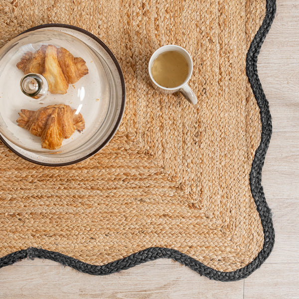 Minimalist Jute Runner Rug – Handwoven Eco-Friendly Natural Floor Accent