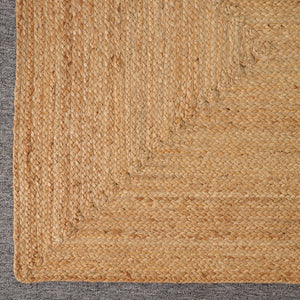 Handwoven Natural Jute Area Rug | Handmade Eco-Friendly Woven Floor Rug for Living Room, Bedroom & Hallway