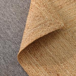 Handwoven Natural Jute Area Rug | Handmade Eco-Friendly Woven Floor Rug for Living Room, Bedroom & Hallway