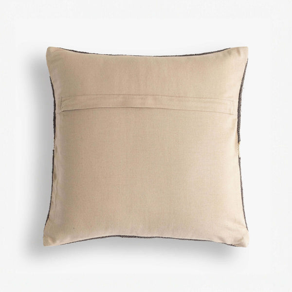 Geometric Elegance Wool Jute Cushion Covers - Gahlot Ftternational