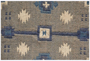 Indian Kilim Rug, Colorful Ethnic Design Rug, Aubusson Rug, Regional Ethnic Patterned Rug, Persian Rug 8x10, Persian Rug 6x9 - Gahlot International